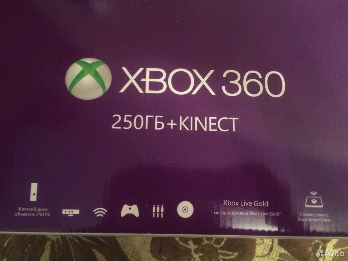 Xbox360 250гб + Kinect