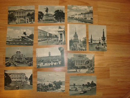 Почтовые открытки Ленинград 1958г