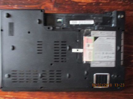 Нижний корпус ноутбука MSI EX620