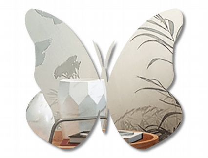 Зеркало наклейка декоративное Бабочка 1