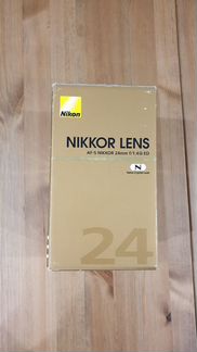 Объектив nikon af-s nikkor 24 mm f 1.4 g ed