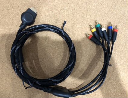 Компонентный кабель для PS2-PS3