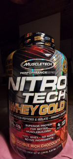 Изолят Muscletech, Nitro Tech 100 Whey Gold