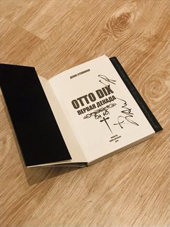 Книга Otto Dix с автографами