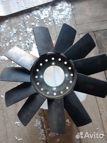 Крыльчатка вентилятора d-410, 11 лопастей Газель
