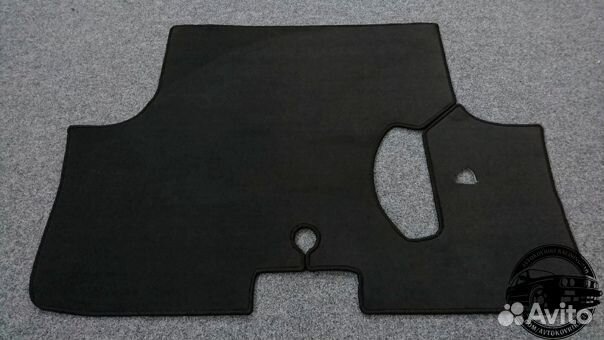 Автоковрик в багажник для Москвич 408 / 412, черны
