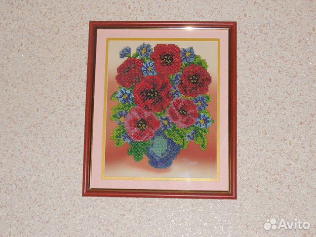 Картина вышитая бисером