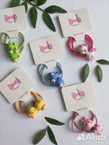 Новые Резиночки и заколочки для волос в ассортимен