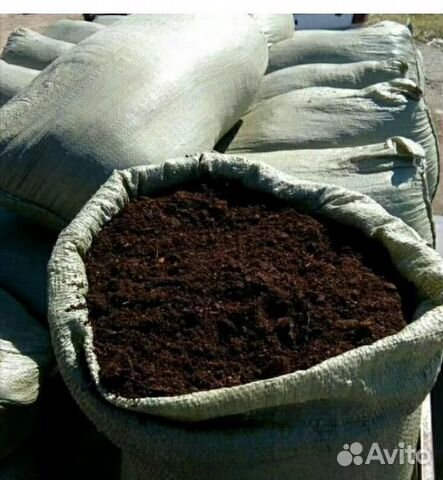 Питательная земля (Чернозем).Опил в мешках