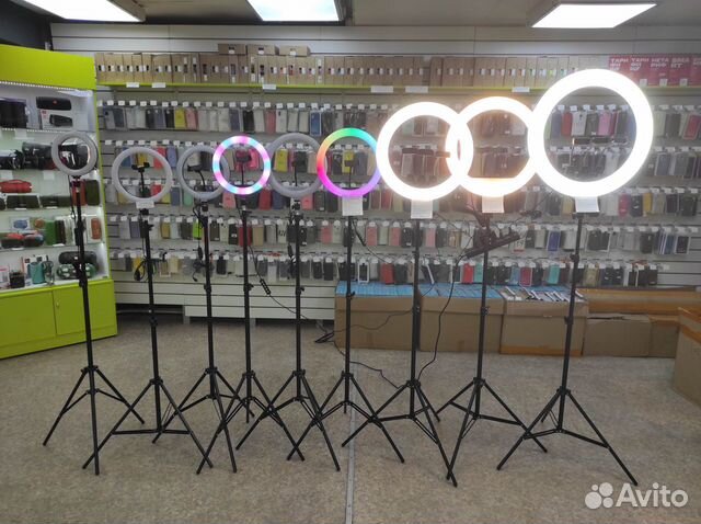 Кольцевая светодиодная лампа 20/26/38/45см