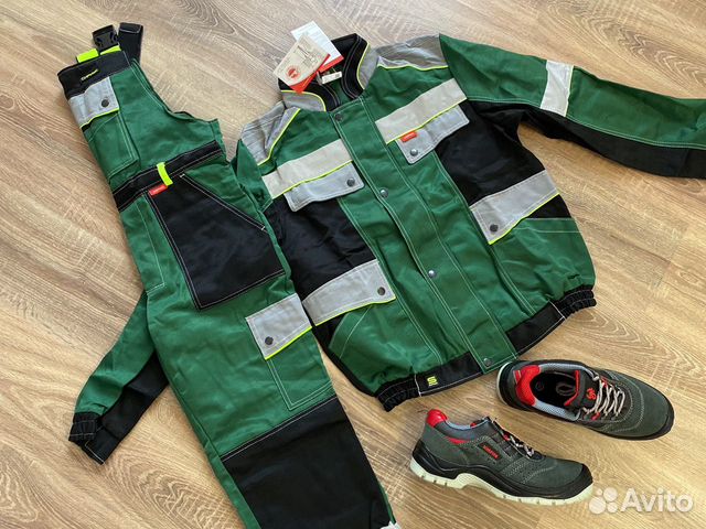 Костюмы рабочие Polinom green. Спецодежда