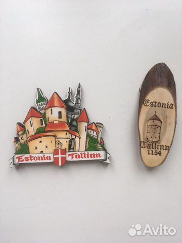 Магнитики сувенирные Таллин (за 2 шт.)