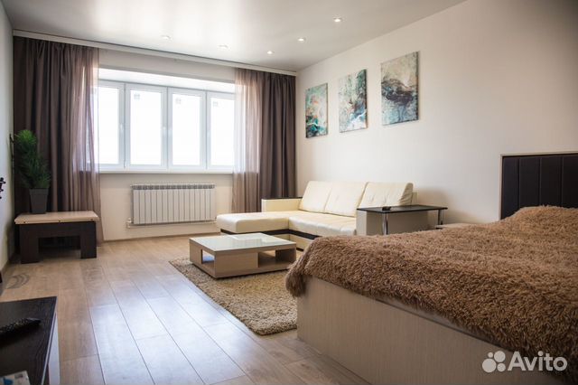 

Квартира-студия, 50 м², 2 кровати