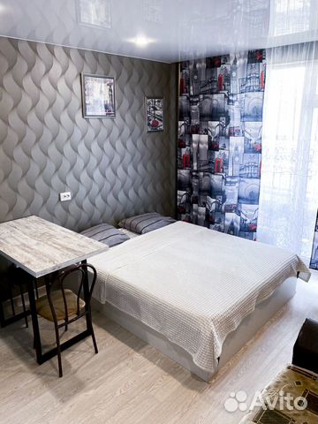 

Квартира-студия, 29 м², 2 кровати