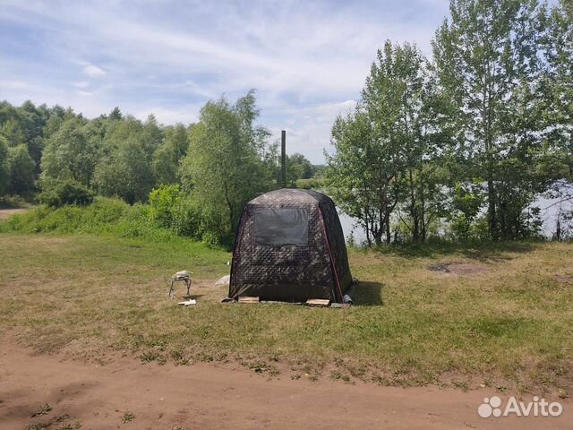 Мобильная баня походная с печкой прокат аренда