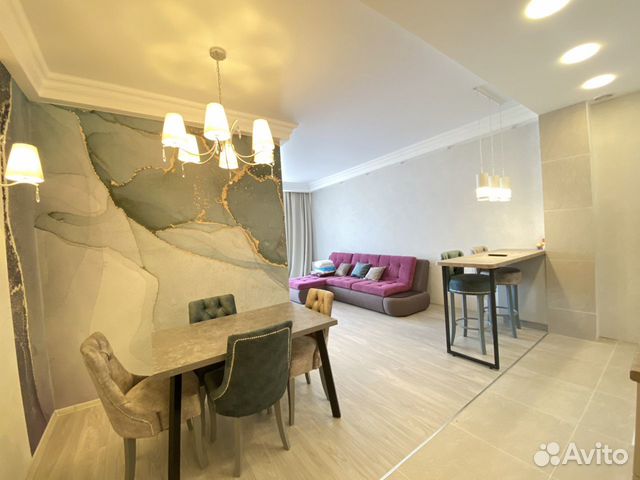 

1-к. квартира, 63 м², 2 кровати