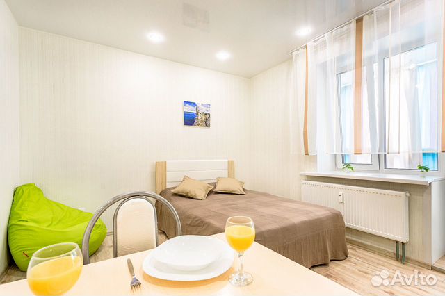 

Квартира-студия, 30 м², 2 кровати