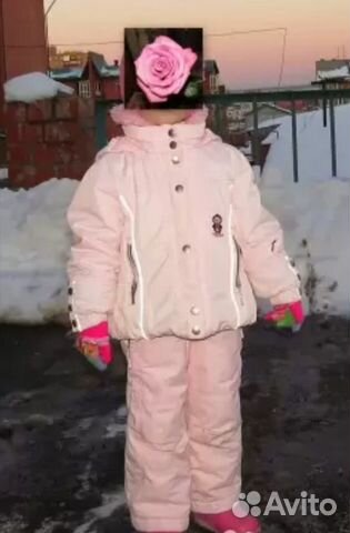 Зимний костюм на девочку 104