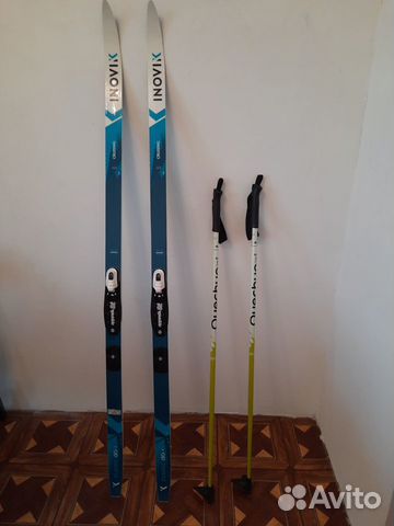 Комплект: беговые лыжи, ботинки и лыжные палки