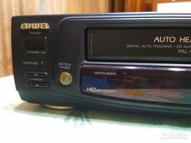 Видеомагнитофон aiwa, япония, бу