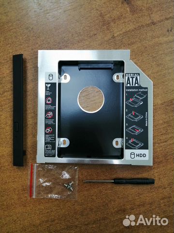 Салазки для SSD в отсек привода ноутбука