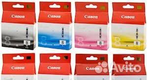 Картриджи Canon CLI-8 Bk / G / R / M / C / Y