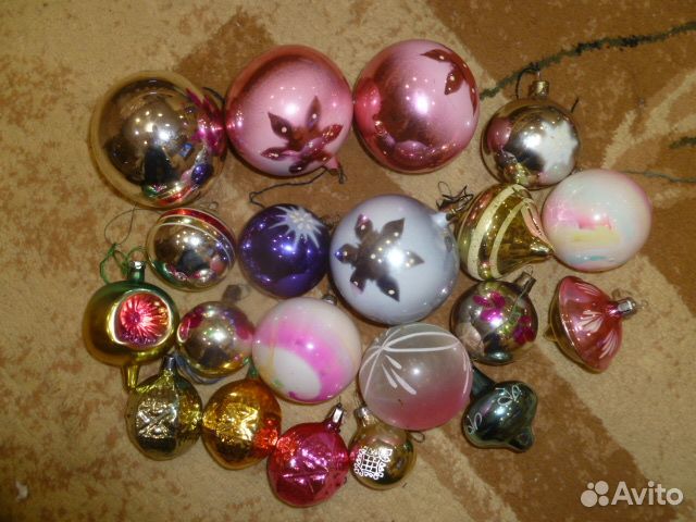 Елочные игрушки СССР. Шары