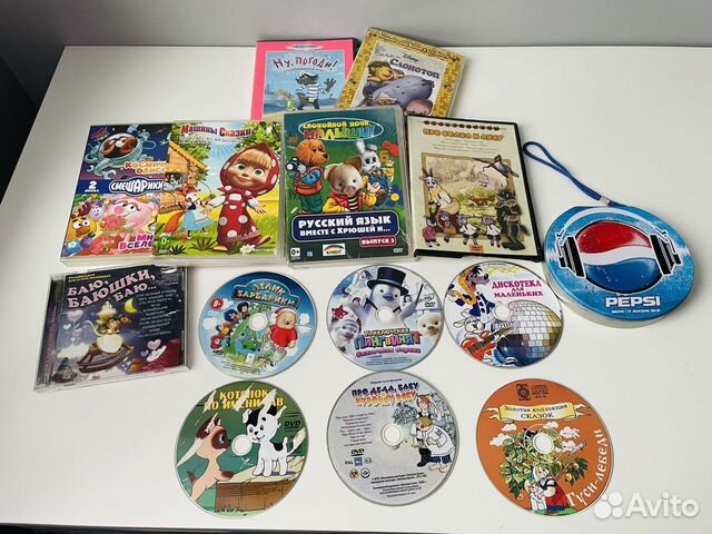 DVD диски мультики и детские телепрограммы