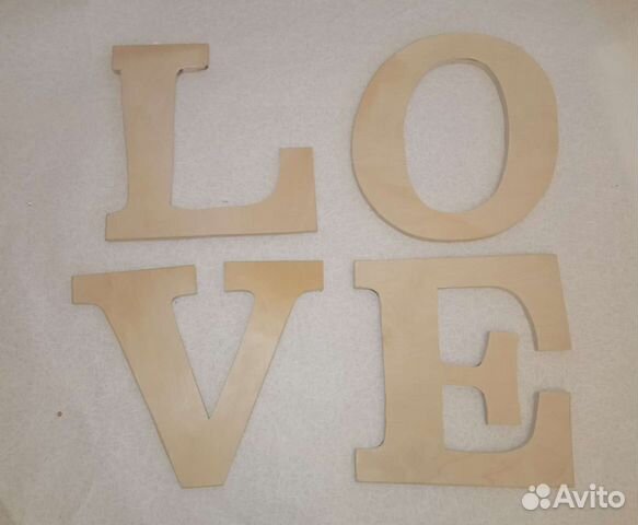Буквы на свадьбу 33*33 love