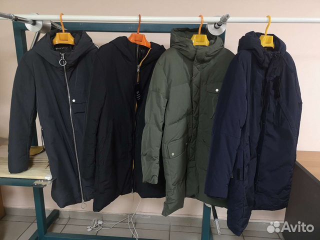 Парка куртка унисекс зима синяя 2xl