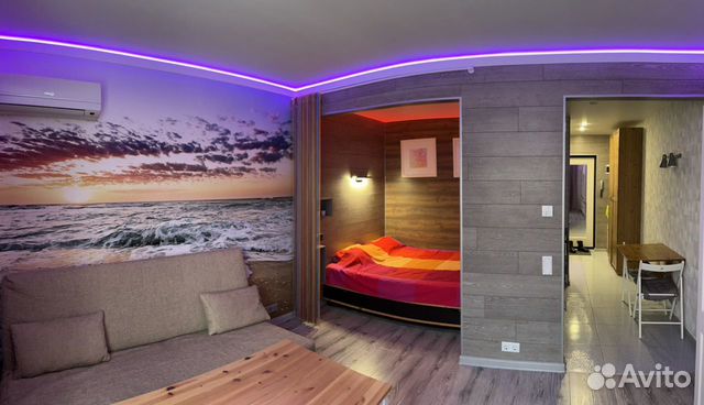 

1-к. квартира, 30 м², 2 кровати