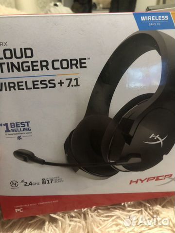 Hyperx cloud stinger wireless 7.1 купить в Мытищах | Бытовая электроника |  Авито