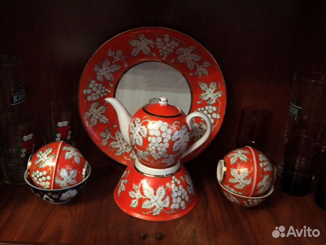 Чайный сервиз фарфор с фабричным клеймом