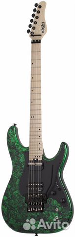 Schecter SUN valley super shredder FR S green