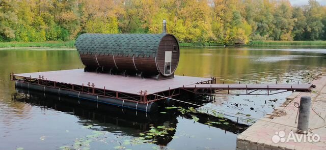 Причал, пирс, понтон, платформа под плавдом, баню