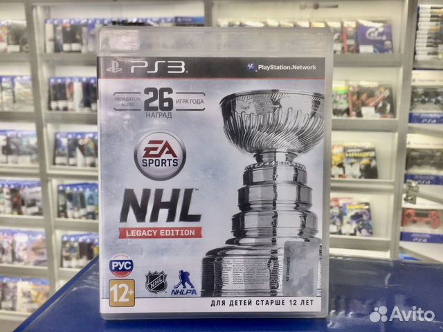 Диск для ps3 NHL Legacy Edition