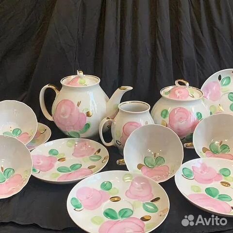 Чайный сервиз дулево розы