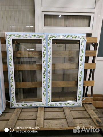 Окна пвх с двумя створками