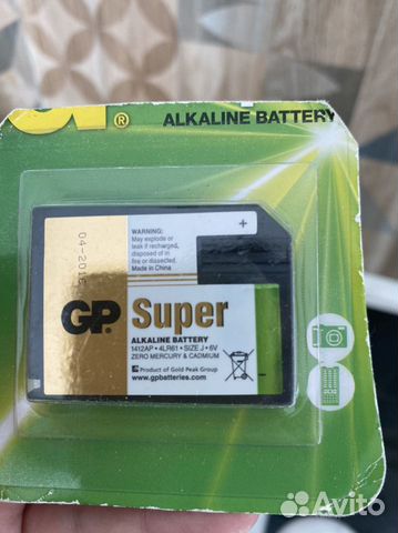 Батарея gp super alkaline 1412ap