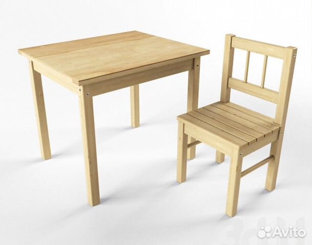 Детский столик и стульчик IKEA новый