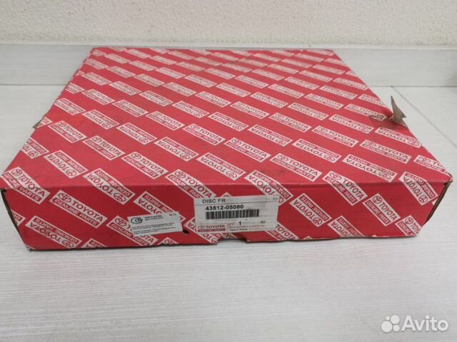 Тормозной диск передний передний левый Toyota