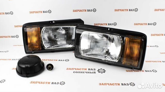 Фары Ваз 2104 2105 2107 с оранжевым поворотником
