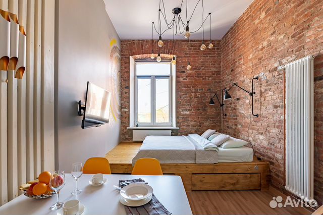 

Квартира-студия, 24 м², 2 кровати