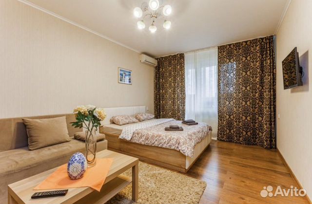 

1-к. квартира, 40 м², 2 кровати