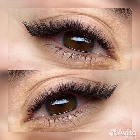 Наращивание ресниц, Анимэ, Американский,Нижние