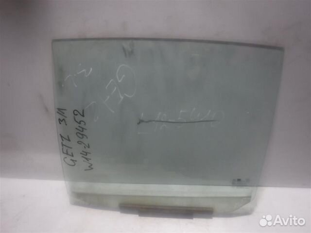 Стекло двери задней левой Hyundai Getz 2002-2011