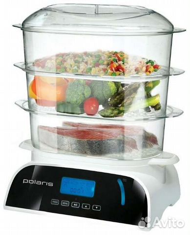 Новая Пароварка Polaris PFS 0308D белый
