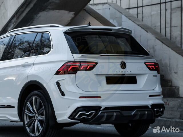 Спойлер верхний на Volkswagen Tiguan 2 (2020+)