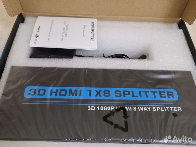 Hdmi сплиттер 1 на 8 новый