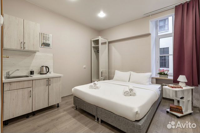 

Квартира-студия, 15 м², 1 кровать